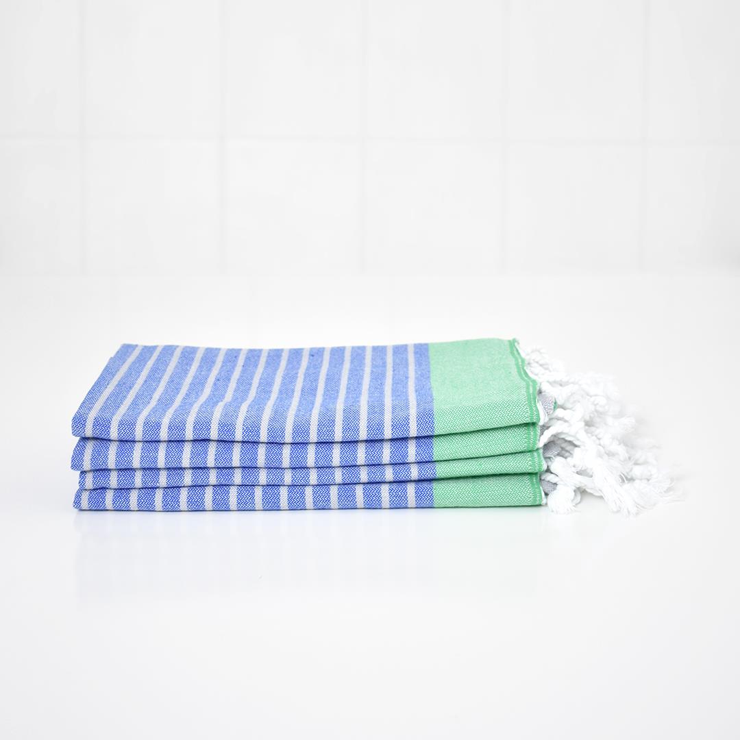 Antiochia Classic Hand Towel; Grey / White